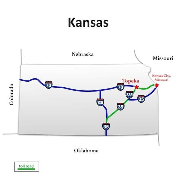 Kansas to California Freight Shipping Quotes