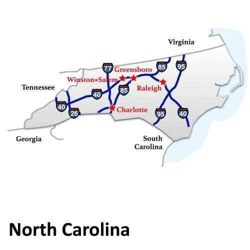 North Carolina to Ohio Trucking Rates