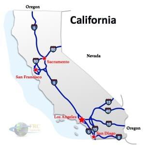 Pennsylvania to California Trucking Rates